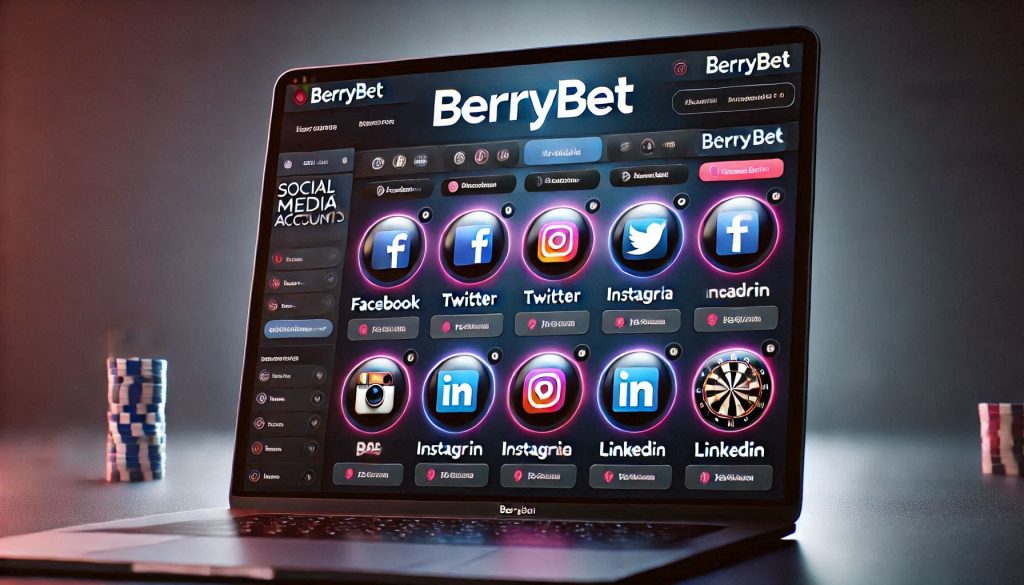 صفحات شبکه های اجتماعی بری بت BerryBet